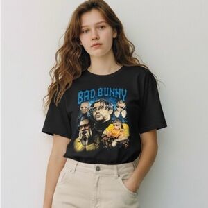 Fruit of the Loom Black Graphic Tee